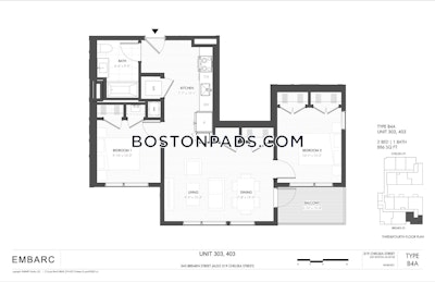 East Boston Modern 2 bed 1 bath available NOW on Bremen St in East Boston! Boston - $3,375 No Fee