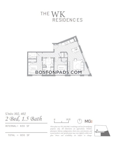 East Boston 2 Beds 1.5 Baths Boston - $4,000 No Fee